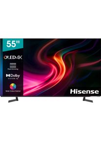 HISENSE Oled-Fernseher »55A8G«, 139 Cm/55 Zoll, 4k Ultra Hd, Smart-Tv, Dolby Vision Iq, Dolby Atmos, Usb Recording, Sprachassistenten schwarz, 139...