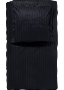 Damai Bettwäsche »Streifsatin«, (2 Tlg.), In Mako Satin Qualität, 100% Baumwolle, Bett- Und Kopfkissenbezug Mit Reißverschluss, Kühlende...