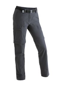 Maier Sports Funktionshose »Inara Slim Zip«Zipp-Off Wanderhose, Atmungsaktive Outdoor-Hose grau, Größe 88 - Kurzgrößen, Funktionale, komfortable...
