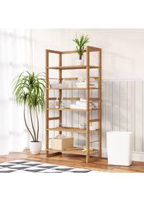 Casaria® Scaffale Öland in legno massello 135 cm