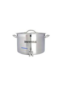 ich-zapfe Bouilloire en acier inoxydable 25 l avec robinet à boisseau sphérique