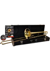 Clifton Posaune »Tenor Zugposaune«, (Set), mit Koffer, Mundstück, Lernbuch und Karaoke CD, Musikinstrumente, 6323053753-0 grau