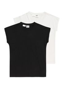 Urban Classics T-Shirt Filles noir, blanc taille 158-164
