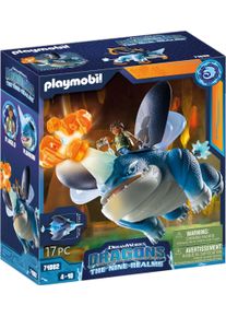 Playmobil® Konstruktions-Spielset »Dragons: The Nine Realms - Plowhorn & D'Angelo (71082)«, (17 St.), Made in Germany