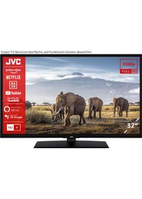 JVC Led-Fernseher »Lt-32Vf5157«, 80 Cm/32 Zoll, Full Hd, Smart-Tv schwarz, BEEINDRUCKENDE BILDER – Der TV unterstützt HDR 10 inkl. HLG und liefert...