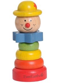 EVEREARTH® Stapelspielzeug »Clown, Gelber Hut«, Fsc®- Schützt Wald - Weltweit bunt, Steckspiel »Clown, gelber Hut«