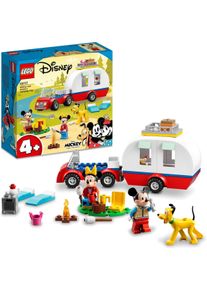 Lego® Konstruktionsspielsteine »Mickys Und Minnies Campingausflug (10777)Disney«, (103 St.) bunt, Ein Auto und Wohnmobil Spielzeug mit...
