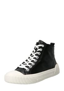 Caprice Dames Sneakers hoog zwart / wit 36