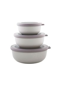 Mepal - Cirqula Low Bowl Set​ Of 3 - Nordic White (233088)