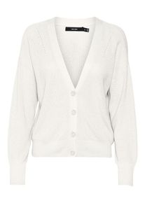 Véro Moda VERO MODA Dames Gebreid vest 'New Lexsun' wit XS