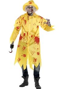 Smiffys Friesennerz Pirate Bloody Raincoat Costume Crochet