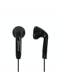 Cuffie con Filo, Earphones In Ear, Auricolari Leggeri Compatibili con Smartphone KE5, Nero