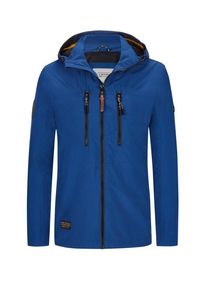 Plus size : Camel Active, Functional jacket with removable hood, 3,000 mm hydrostatic head in a Royal Blue