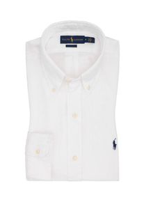 Plus size : Polo Ralph Lauren, Linen shirt with button-down collar in a White