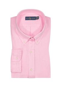 plussize: Nadměrná velikost: Polo Ralph Lauren, Koszula lniana z kołnierzykiem button down Róża Czerwona