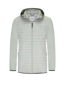 Jack & Jones Nadměrn&aacute; velikost: Jack & Jones, Lehk&aacute; pro&scaron;&iacute;van&aacute; bunda s kapuc&iacute; B&iacute;l&aacute;