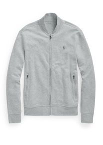 Nadměrn&aacute; velikost: Polo Ralph Lauren, Tepl&aacute;kov&aacute; bunda z žerzeje s vy&scaron;it&yacute;m logem Grey