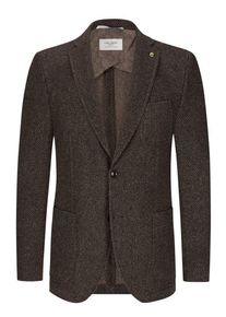 Plus size : Carl Gross, Blazer with fine texture, Taivo in a Brown