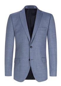 Plus size : Carl Gross, Business jacket in Super 110 virgin wool in a Light Blue