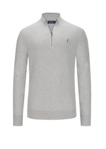 plussize: Nadměrná velikost: Polo Ralph Lauren, Rozpinany golf z piki Jasnoszary
