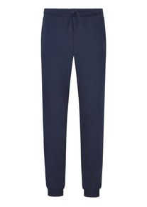 Plus size : BOSS Green, Cotton jogging bottoms in a Navy Blue