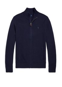 Nadměrn&aacute; velikost: Polo Ralph Lauren, Pleten&yacute; svetr z jemn&eacute;ho perličkov&eacute;ho &uacute;pletu N&aacute;mořnick&aacute; Modr&aacute;