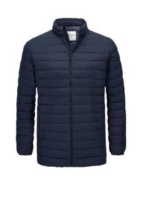 Jack & Jones Nadměrn&aacute; velikost: Jack & Jones, Pro&scaron;&iacute;van&aacute; bunda z recyklovan&eacute;ho polyesteru Modr&aacute;