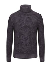 Plus size : Gran Sasso, Turtleneck sweater made of wool in a Anthracite