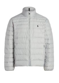 Plus size : Polo Ralph Lauren, Quilted jacket with small embroidered polo rider in a Anthracite