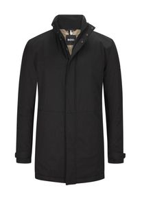 Plus size : BOSS, Casual jacket with quilted yoke in a Black