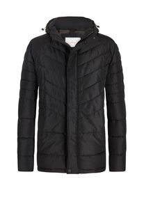 s.Oliver Plus size : s. Oliver, Quilted jacket with removable hood in a Black