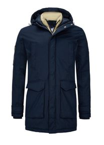Jack & Jones Nadměrná velikost: Jack & Jones, Kabát s odnímatelnou vložkou Modrá