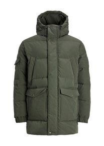 Jack & Jones Plus size : Jack & Jones, Parka in a quilted look in a Olive