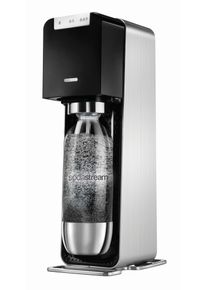SodaStream Wassersprudler »Power«, (Set, 1Power, 1 Pet Flasche, 1 Zylinder) silberfarben, Elektrischer Wassersprudler von SodaStream