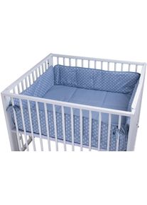 tiSsi® Laufgittereinlage »Moritz, Kronen «, FürLaufgitter 100X93 blau, Laufstalleinlage »Diamant Pastell«