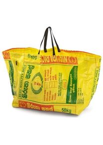 Fair Squared Garden bag from rice bags