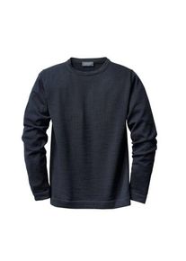 Seldom Men's round neck sweater Dark blue, S