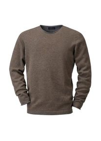 Seldom Men sweater merino wool Braungray, S