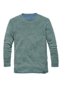 Seldom Men sweater plated Green melange, S