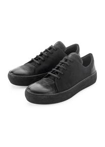Hannes Roether Men's shoe twisted double pilot Black, 40