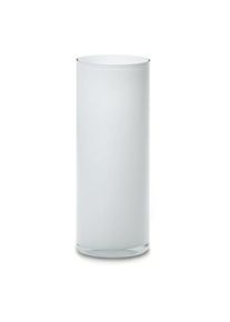 Glasmanufaktur Harzkristall Floor vase resin crystal cylinder opal white