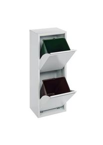 Folding cabinet steel 2 buckets,