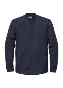armedangels Mens shirt stand up collar Dark blue, S