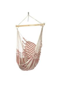 CHICO H&auml;ngematten Hanging chair cotton Beige/Red,
