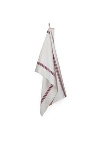 Charvet Editions Kitchen towel linen stripe White,