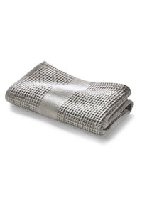 Leinenweberei Vieböck Towel waffle piqué half linen Light gray,