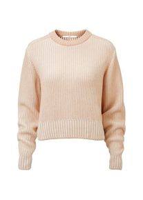 LANIUS Ladies coarse knit sweater Cream-Beige, 34