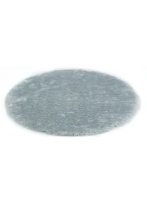 ANDIAMO Sitzkissen »Sitzauflage Lamm-Fellimitat«, (4 St.), Kunstfell, rund, Ø 40 cm, auch als 4er Set, 5942241075-0 grau 4 St.