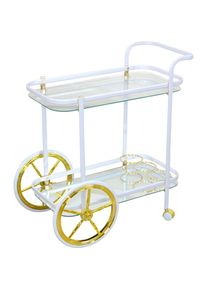 Home Affaire Servierwagen, weiß, Rollwagen, 5172374725-0 B/H/T: 69 cm x 75 cm x 43 cm