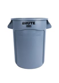 Rubbermaid Brute Abfalleimer Grau 121L